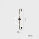 LED Pendant Lamp Modern Linear Ceiling Light Fixture for Bedroom Dining Room by Ljojo