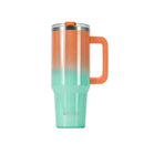 Ljojo 40oz Tumbler with Handle & Straw - Double Wall Vacuum Insulated Stainless Steel Cup
