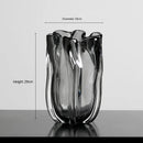 Ljojo™ Glass Vase Floral Decoration - Elegant Arrangement for Home, Living Room, Porch