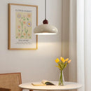 Modern Minimalist Restaurant Lamp: Cream Saucer Pendant by Ljojo