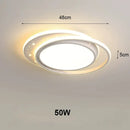 Ljojo Geometric Metal LED Ceiling Light Art Luxury Chandelier for Home Decor & Office