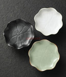 Ljojo Lotus Leaf Plate: Tall Chinese Dim Sum Tea Plate for Snacks & Fruits