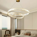 Ljojo LED Crystal Pendant Chandelier for Bedroom Living Room