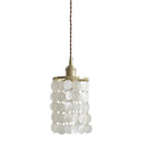 Japanese Style Wind Chimes Bedside Copper Chandelier Luxury Shell Pendant Lighting by Ljojo