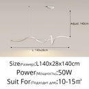 Ljojo Minimalist LED Pendant Lights for Dining Room, Restaurant, and Living Room