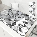 Ink Flower Absorbent Drying Mat Set by Ljojo — Tableware Protection & Decor
