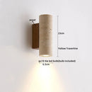 Japanese Wabi-Sabi Style Yellow Cave Stone LED Wall Lamp for Bedroom by Ljojo