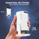 Ljojo™ 4K Android 14 Projector HY300 Pro Dual Wifi6 BT5.4 1280*720P Outdoor Cinema
