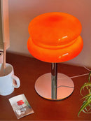 Ljojo Macaron Glass Table Lamp Trichromatic Dimming Bedroom Night Light