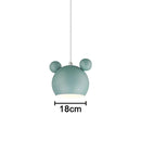 Nordic Chandelier Single Head Macaron Mickey Kids Bedroom Light by Ljojo