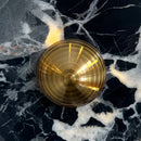 Ljojo Marble LED Wall Lamp with Gold Metal Finish