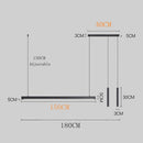 Ljojo Minimalist Pendant Chandelier for Kitchen Island