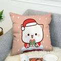 Ljojo Mochi Cat Luxury Cushion Cover Set for Sofa and Bed