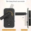 Ljojo LED Wall Lamp with Dual Control Switch, Rotatable Lamp Head for Indoor Lighting
