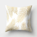 Golden Leaf Tropical Pillow Cover for Home Decor by Ljojo