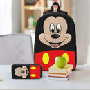 Ljojo Mickey Mouse Kids Backpack Lunch Box Pencil Boxes Set