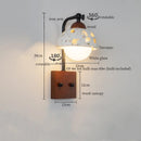 Ljojo Mid Century Modern LED Wall Lights Living Room Bedroom Lamp