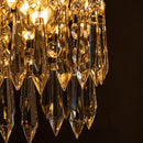 Ljojo™ Copper Crystal Wall Sconce: Elegant American Retro Style for Bedroom and Living Room