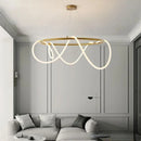 Ljojo LED Tube Ceiling Chandelier Pendant Light for Dining & Living Room