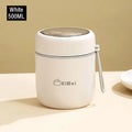 Ljojo Double-Layer Stainless Steel Thermal Lunch Box with Spoon and Bag