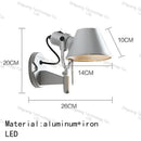Italian Designer Desk Lamp: Modern Folding Long Arm Reading Light by Ljojo