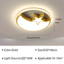 Minimalist Ring LED Ceiling Lamp for Bedroom | Modern Indoor Lighting Fixture by Ljojo