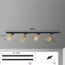 GU10 LED Track Light Rail Modern Gold Ceiling Fixture for Clothing Shop by Ljojo