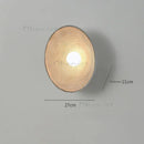 New Denmark Designer Wabi Sabi Round Wall Lamp LED for Bedroom Aisle Corridor by Ljojo