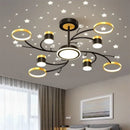 Nordic Dimmable Starry Sky Led Pendant Lights - Modern Bedroom & Living Room Decor | Ljojo