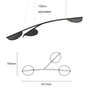 Italian Designer LED Pendant Lamp Elegant Art Chandelier Living Room Bedroom Lighting Ljojo