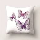 Butterfly Print Decorative Cushion Cover 45X45CM Sofa Polyester Pillow Case for Home Decor