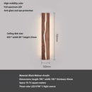 Chinese Style Black Walnut Bedroom Wall Lamps Modern Cracked Artistic Decor Lights by Ljojo