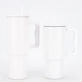 Ljojo 30oz Stainless Steel Tumbler with Handle, Lid, Straw - Leak Proof, Vacuum Insulated