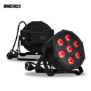 Ljojo™ LED Flat Par Light: 7x12W RGBW/7x18W RGBWA+UV for Family Events, Parties, and Venues