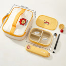 Ljojo 3-Grid Microwave Lunch Box Stackable Food Container