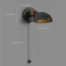 Ljojo LED Rotating Wall Sconce with On/Off Switch for Bedside and Study
