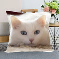 Cute Cat Print Pillowcase by Ljojo - Perfect for Home, Car, and Sofa