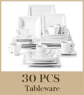 Ljojo Marble Grey Porcelain Dinnerware Set for 12