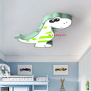 Dinosaur Children's Ceiling Lamp Intelligent Control LED Modern Bedroom Lighting by Ljojo