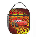 Ljojo Lightning Mcqueen Insulated Lunch Bag for School, Bento Box Cooler