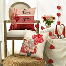 Ljojo Love Balloon Bear Decorative Pillowcase for Home Sofa Cover