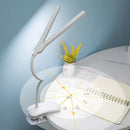 Ljojo LED Clip Reading Lamp Touch Control Dimmable Eye Protection Study Dormitory Office