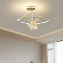 Ljojo Stylish Minimalist LED Ceiling Lamp Chandelier Elegant Home Decor Lighting Fixture for Bedroom Dining Room