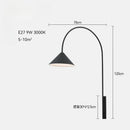 Ljojo Minimalist Black Wall Lamp Modern Home Decoration Creative Long Pole Lighting