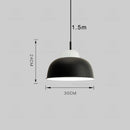 GEW Minimalism Macaroon Pendant Light Ceiling Chandelier for Bedroom Nordic Style Ljojo