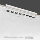 Ljojo 15W/24W LED Grille Downlight: Anti-glare Office Home Shop Ceiling Light