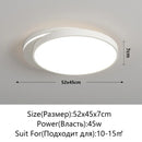 Modern Square Metal LED Ceiling Lights for Home & Office Decor by Ljojo