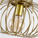 Ljojo Minimalist Iron Art Ceiling Light for Living Room, Bedroom, Kitchen.