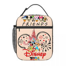 Ljojo Mickey Mouse Insulated Lunch Bag - Portable Thermal Cooler for Kids