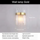 Gold Crystal Chandelier Pendant Light for Elegant Home Decor by Ljojo